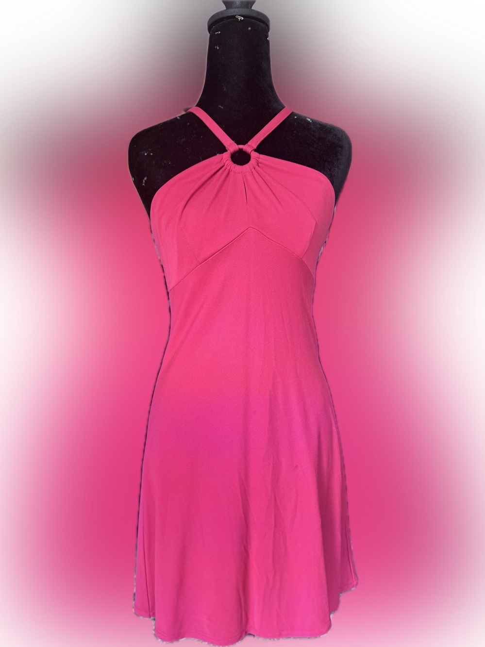 Women’s Fuchsia Pink Peephole Dress
